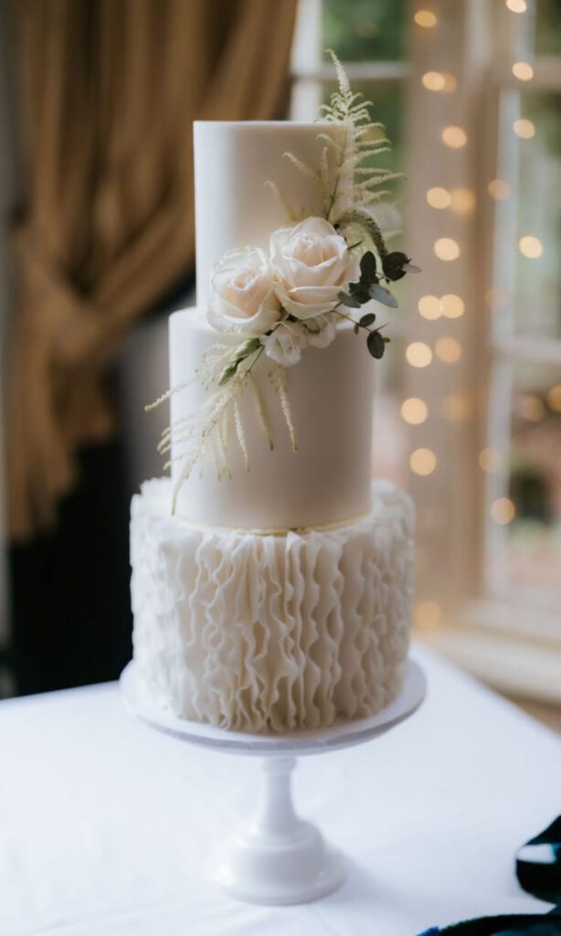 a wedding cake
