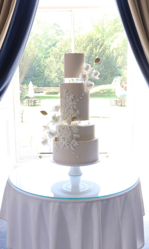 a wedding cake