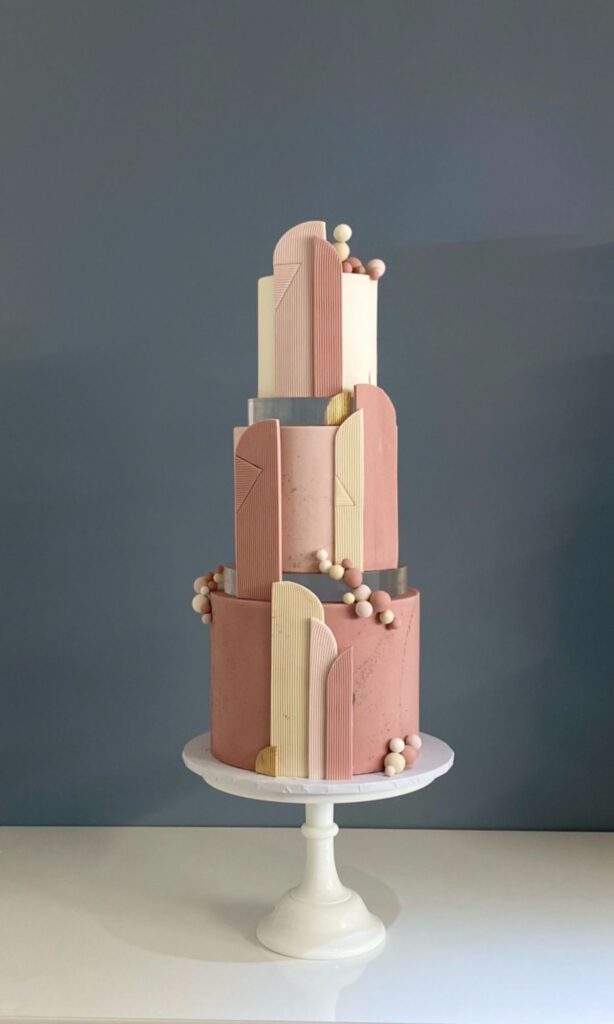 a wedding cake