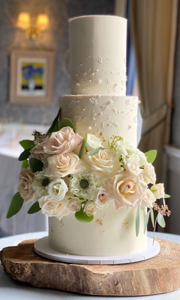 a wedding cake